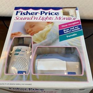 Vintage Fisher-Price baby monitor, new in box